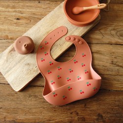 Bavoir Cerises 6/36 mois