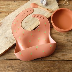 Bavoir Carottes 6/36 mois