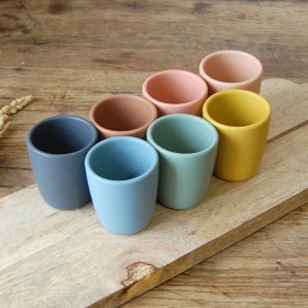 Verre, gobelet en silicone pour enfant