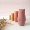 Boite gigogne en forme d'ours _ coloris moutarde et rose