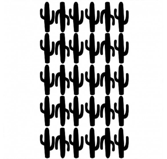 Stickers repositionnables sur le thème de la nature, du désert...